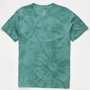 Billabong Wave Washed Green Arch Patch Graphic Short Sleeved Tee
